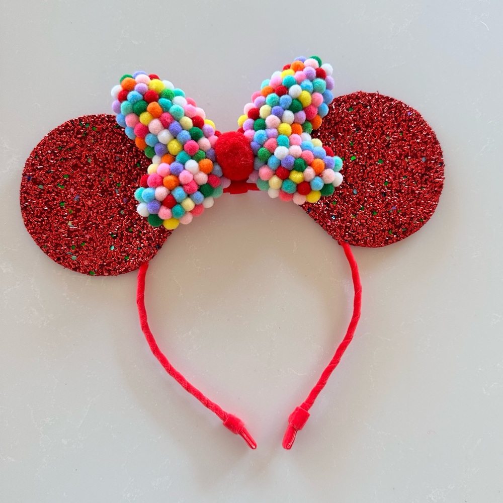 New Christmas Pom mouse ears